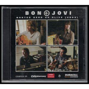 Bon Jovi - Wanted Dead or Alive promo CD single - CVS / Duracell 2003 - new